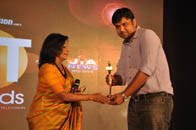    presenter   PADMA SHRI Guru Shovana Narayan   winner   TV News Reporter Hindi   Sharad Sharma NDTV India.